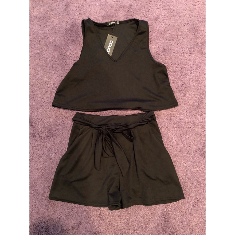 Crop top & short set